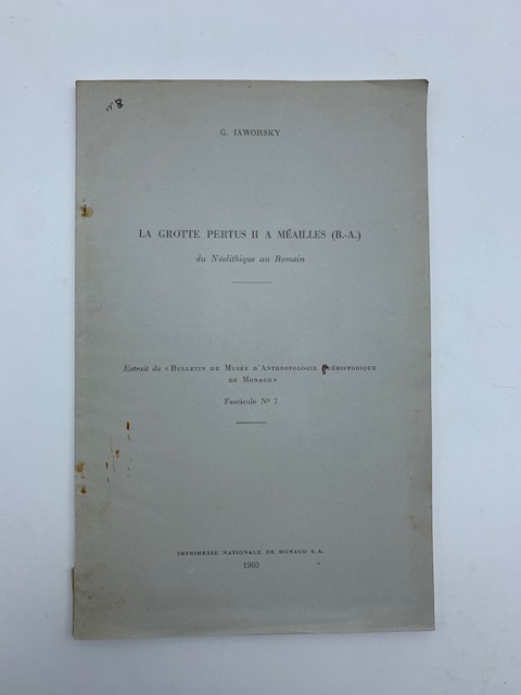 La grotte Pertus II à Méailles (B. - A.)